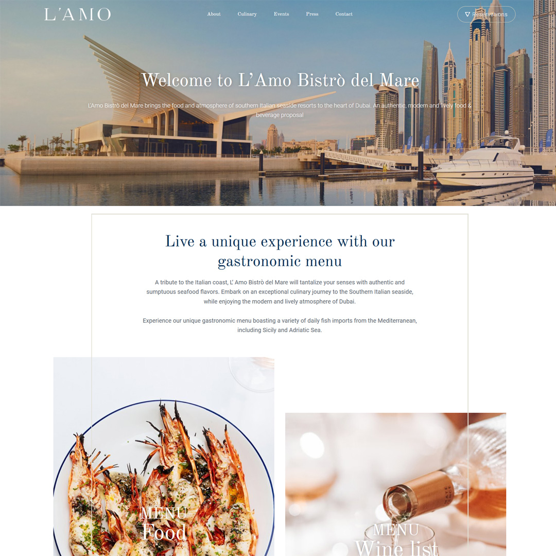 L’Amo Bistro del Mare Dubai